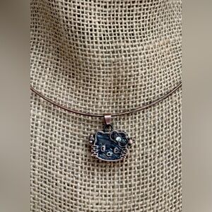 Hello Kitty Locket Pendant Collar Necklace Copper NEW!